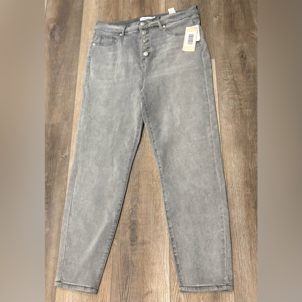 JustFab High Rise Gray Women's Jeans